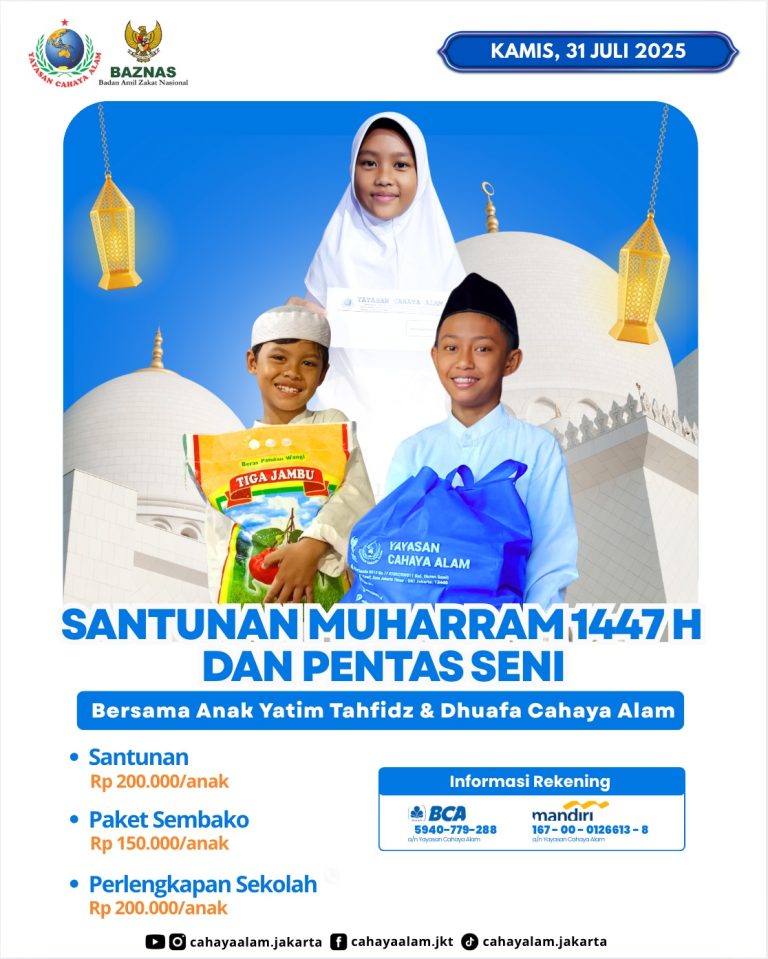 santunan lebaran anak yatim / asyura